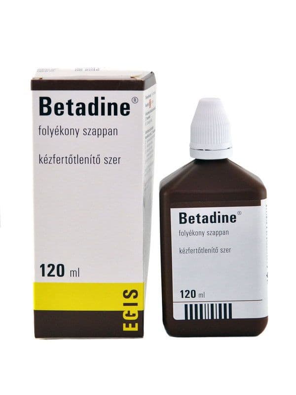 ბეტადინი - Betadin liquid soap 120მლ. თხევადი საპონი