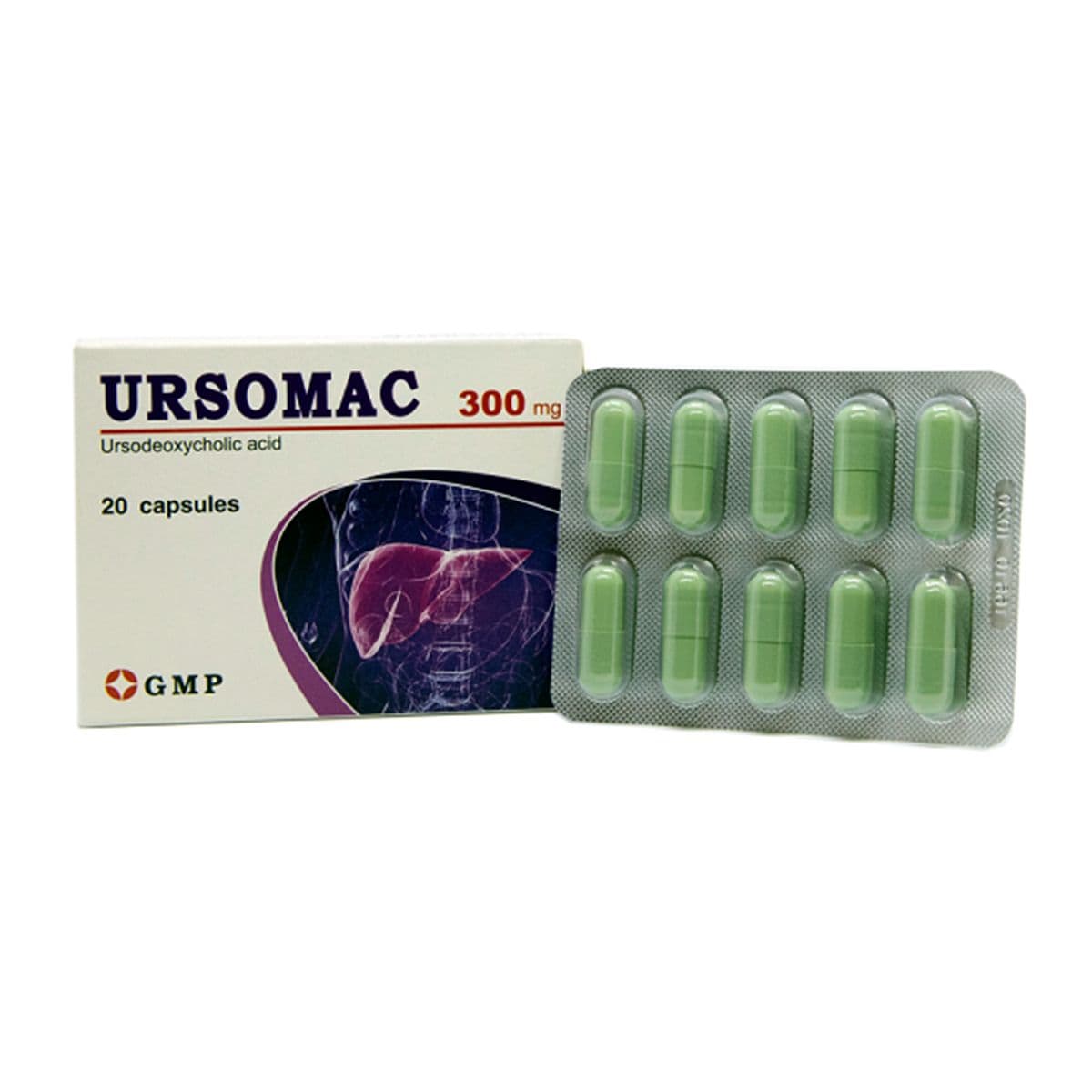 ურსომაკი - Ursomac 300მგ 20 კაფსულა