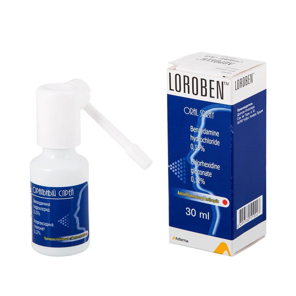 ლორობენე - Loroben 30მლ. სპრეი