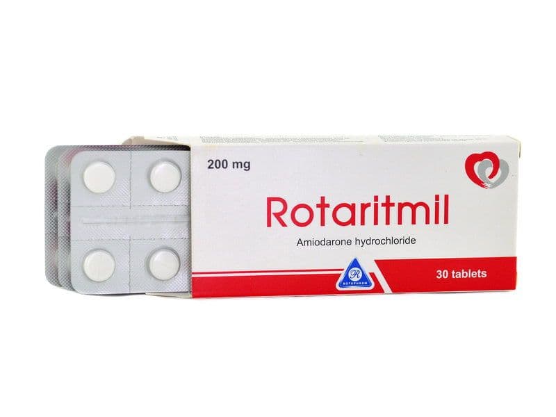 როტარიტმილი - Rotaritmil 200მგ 30 ტაბლეტი