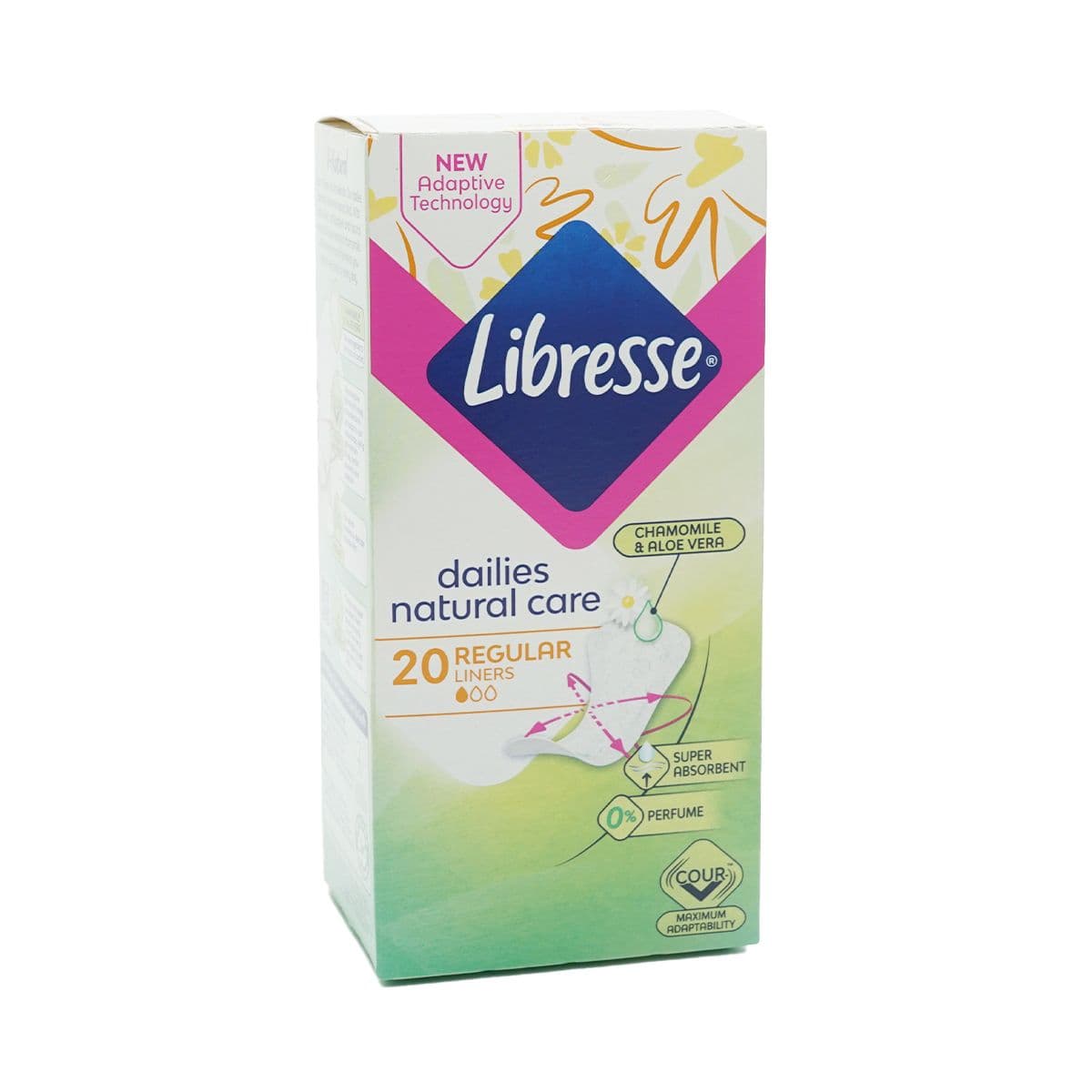 ყოველდღიური ნატურალი 20 ცალი 6378 ლიბრესი - Libresse