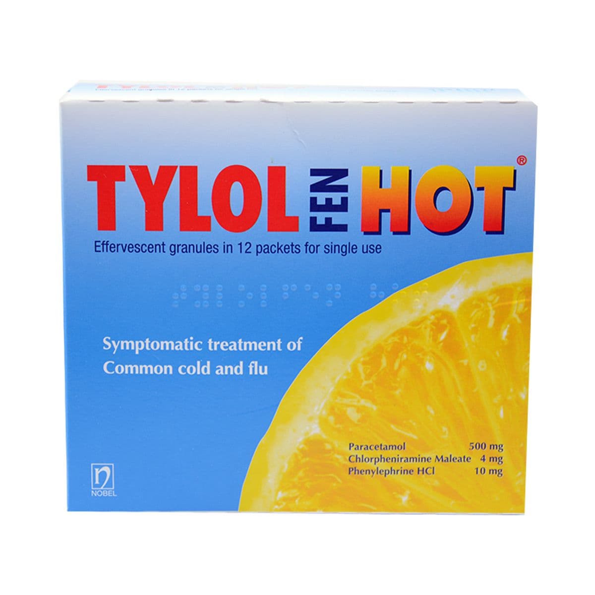 ტაილოლფენ ჰოთი - Tylolfen Hot 12 პაკეტი