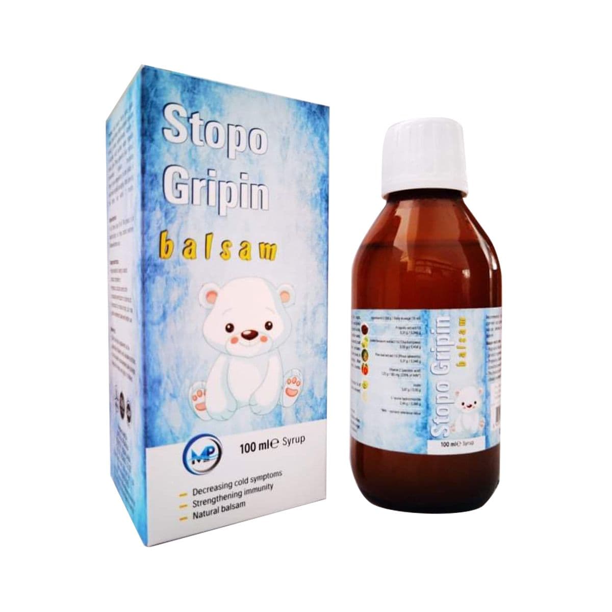 სტოპო გრიპინი - Stopo Gripin სიროფი 100მლ