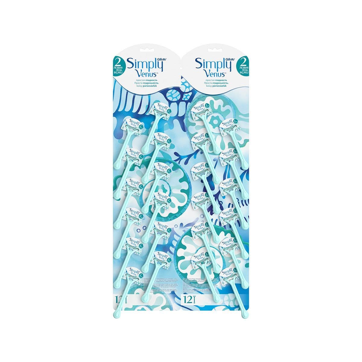 ერთჯერადი საშ.ს/ქ 24 ცალი 9569 ჯილეტი - Gillette