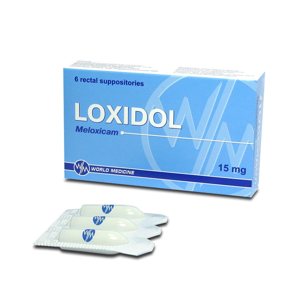 ლოქსიდოლი - Loxidol 15მგ 6 სუპოზიტორია