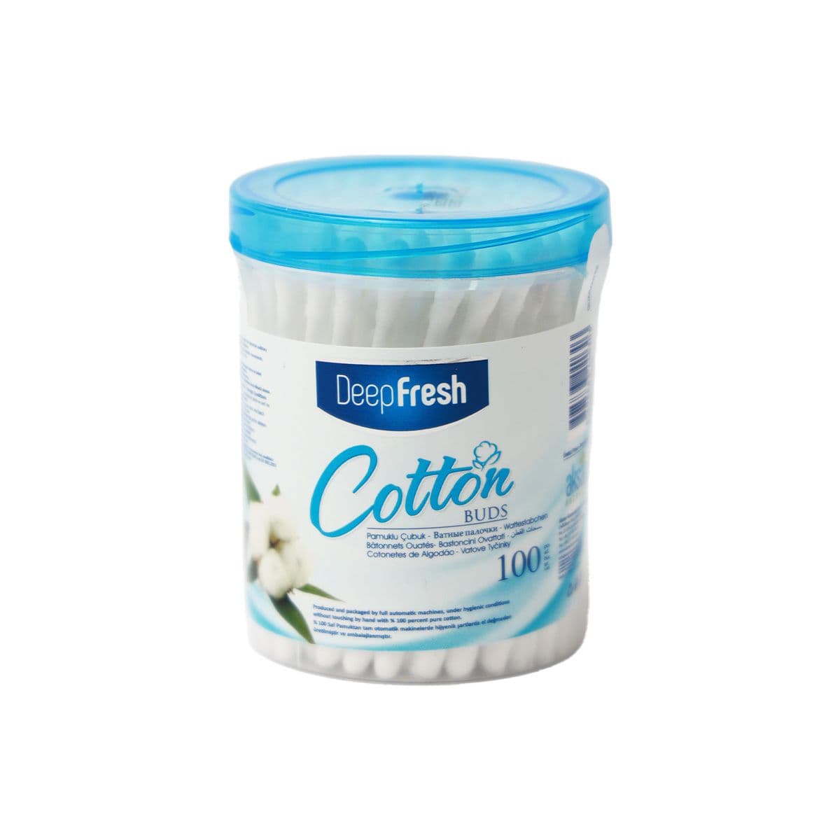 ბამბიანი ჩხირი 100 ცალი 0303 დიფ ფრეში - Deep Fresh