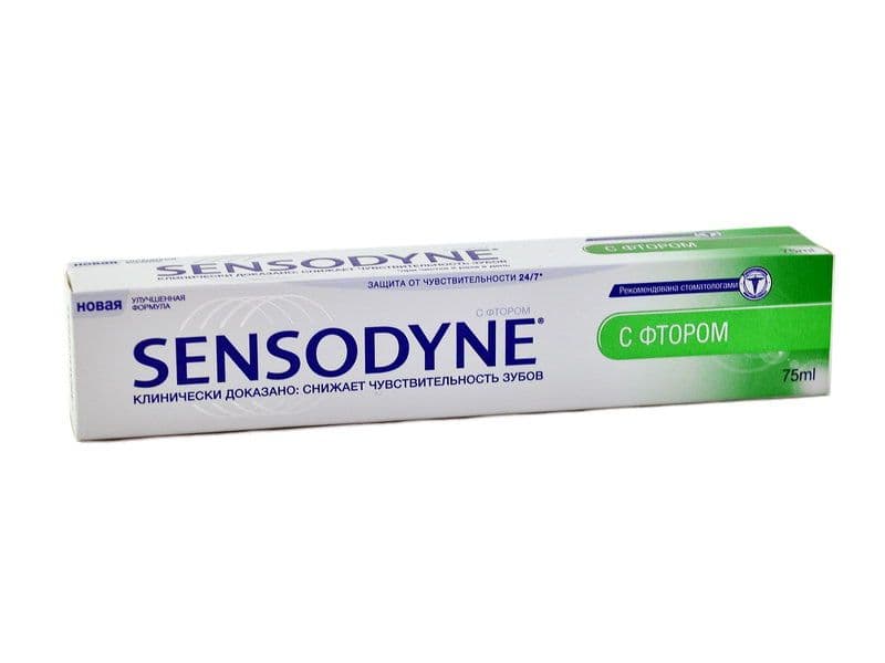 კბილის პასტა ფტორით 75მლ. სენსოდინი - Sensodyne