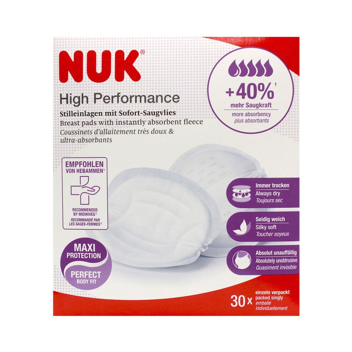 მკერდის საფენი "ღამის" ნუკი - Nuk