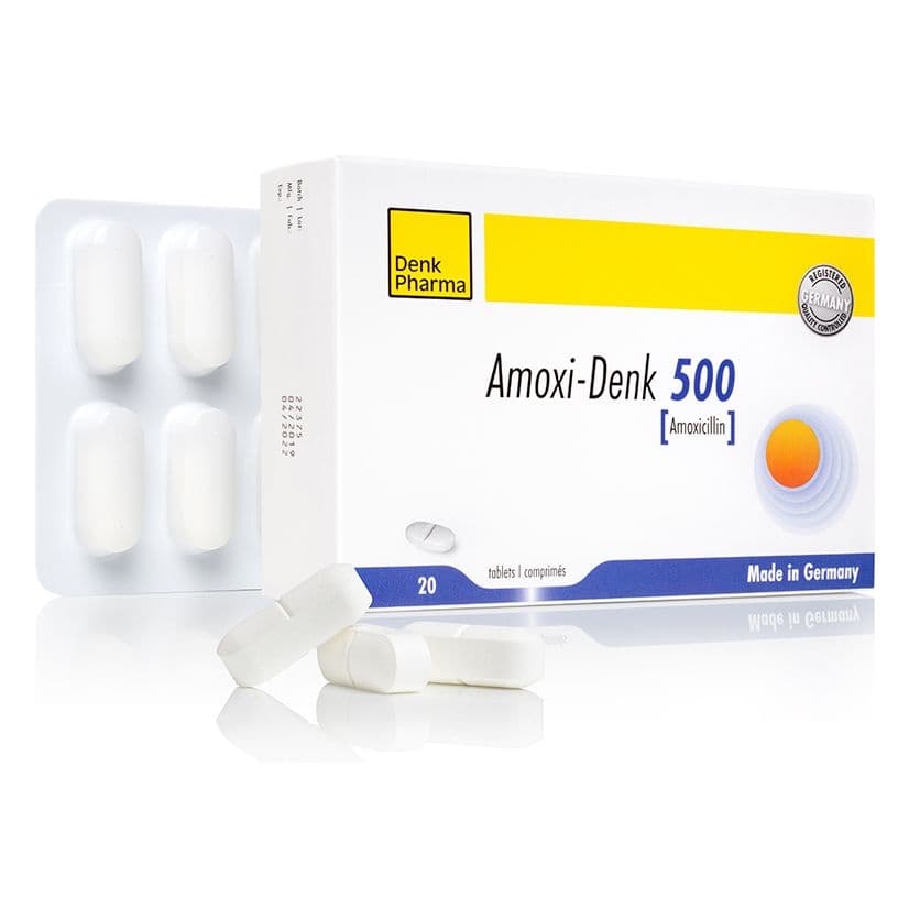 ამოქსი-დენკი - Amoxi-denk 500მგ 20 ტაბლეტი