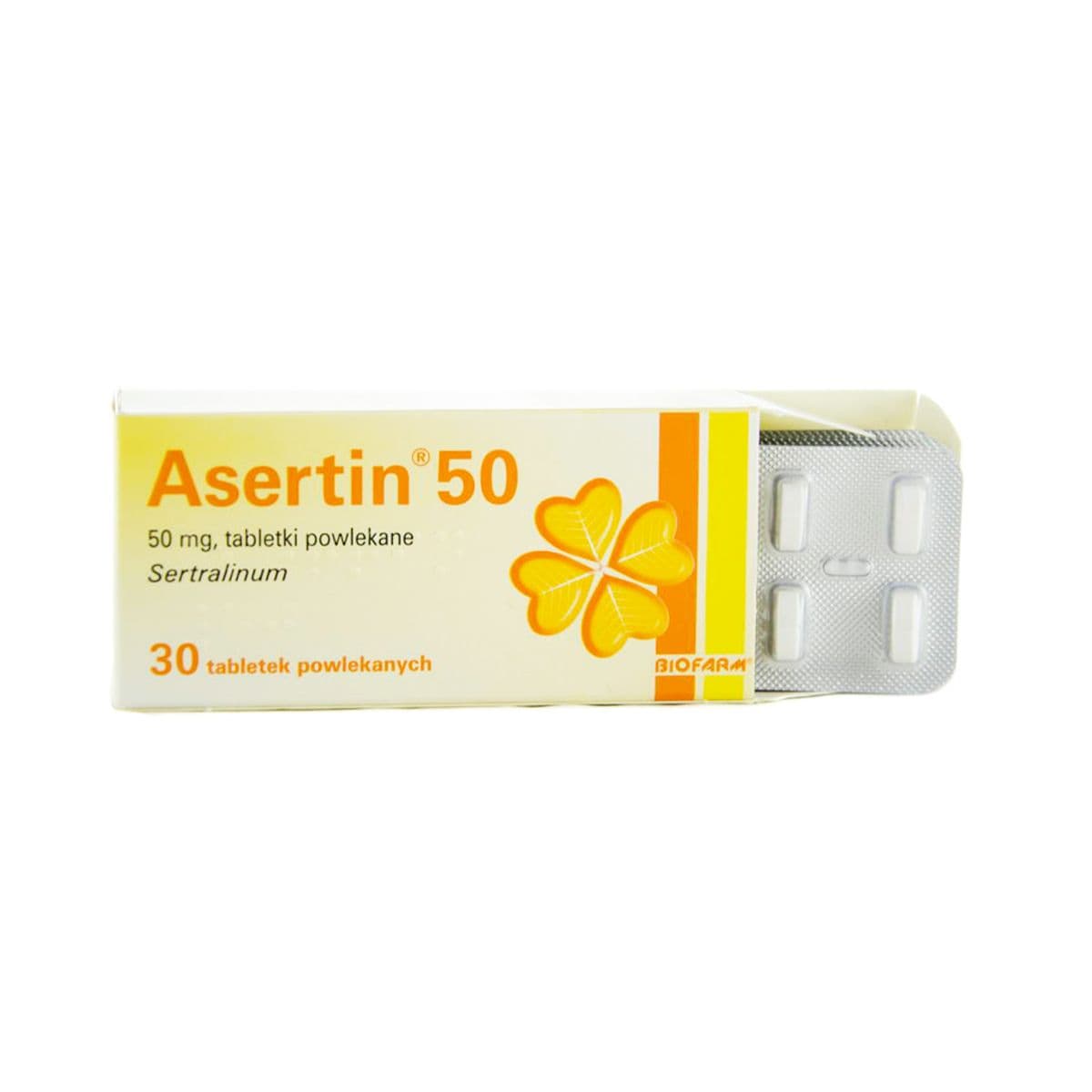 Asertin - ასერტინი 50 მგ. 30 ტაბლეტი