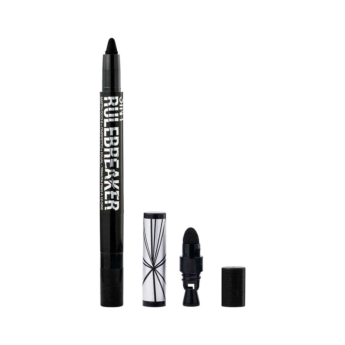 თვალის ჩრდილ-ლაინერი Rulebreaker Black 8004 ბელაოჯი - Bellaoggi