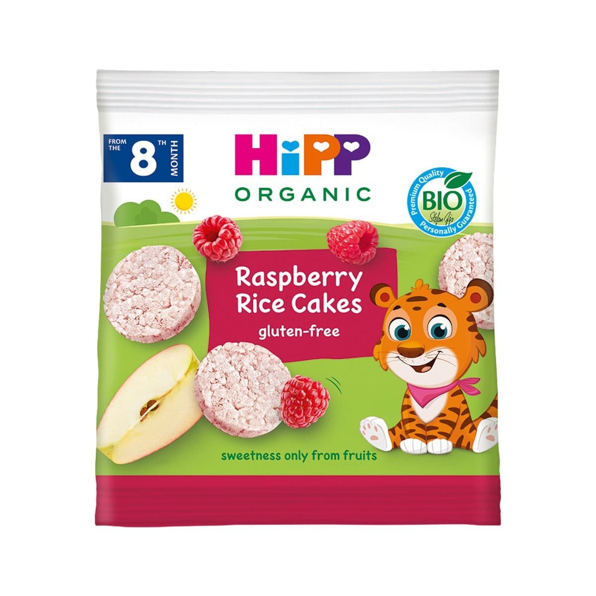 ხემსი ნამცხვარი ბრინჯი და ჟოლო 30 გ 8259 ჰიპი - HIPP