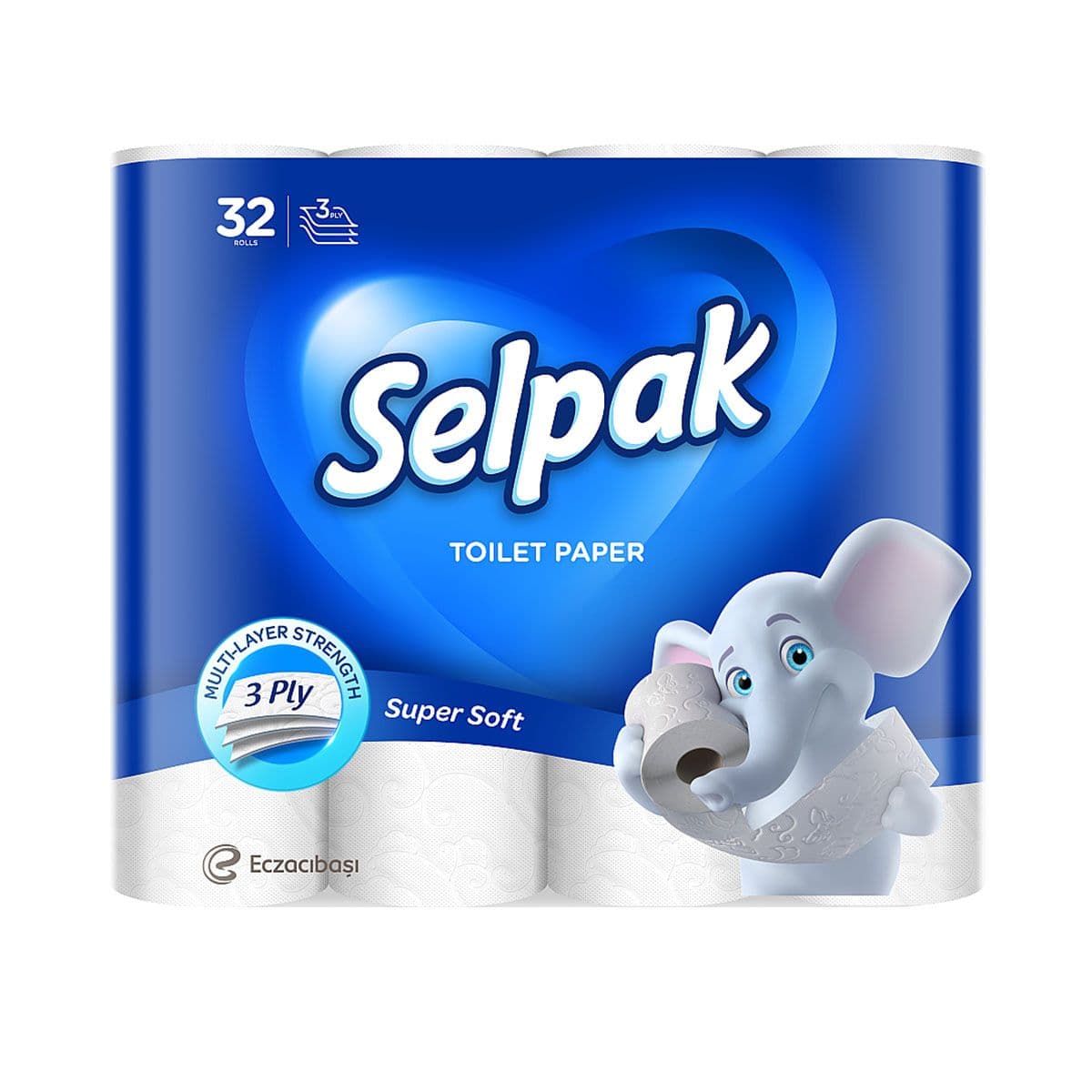 ტუალეტის ქაღალდი ულტრა კომფორტი თეთრი სელპაკი - Selpak