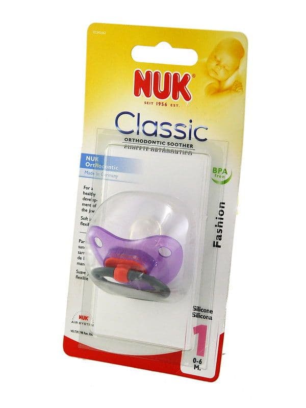 მატყუარა - კლასიკი ფეშენ სილიკონი N1 0638 ნუკი - Nuk