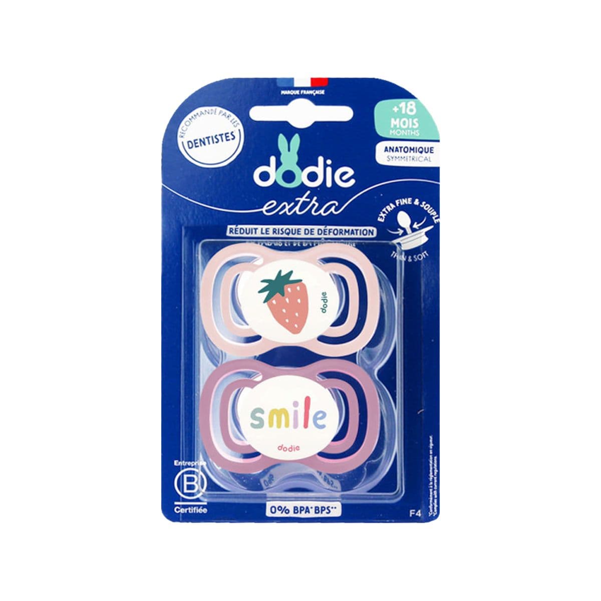 მატყუარა ანატომიური ვარდისფერი 18+ თვე 2389 დოძიე - DODIE