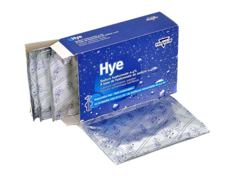 ჰაი 0.4% 0.5მლ. თვალის წვეთები 20 მინიფლაკონი