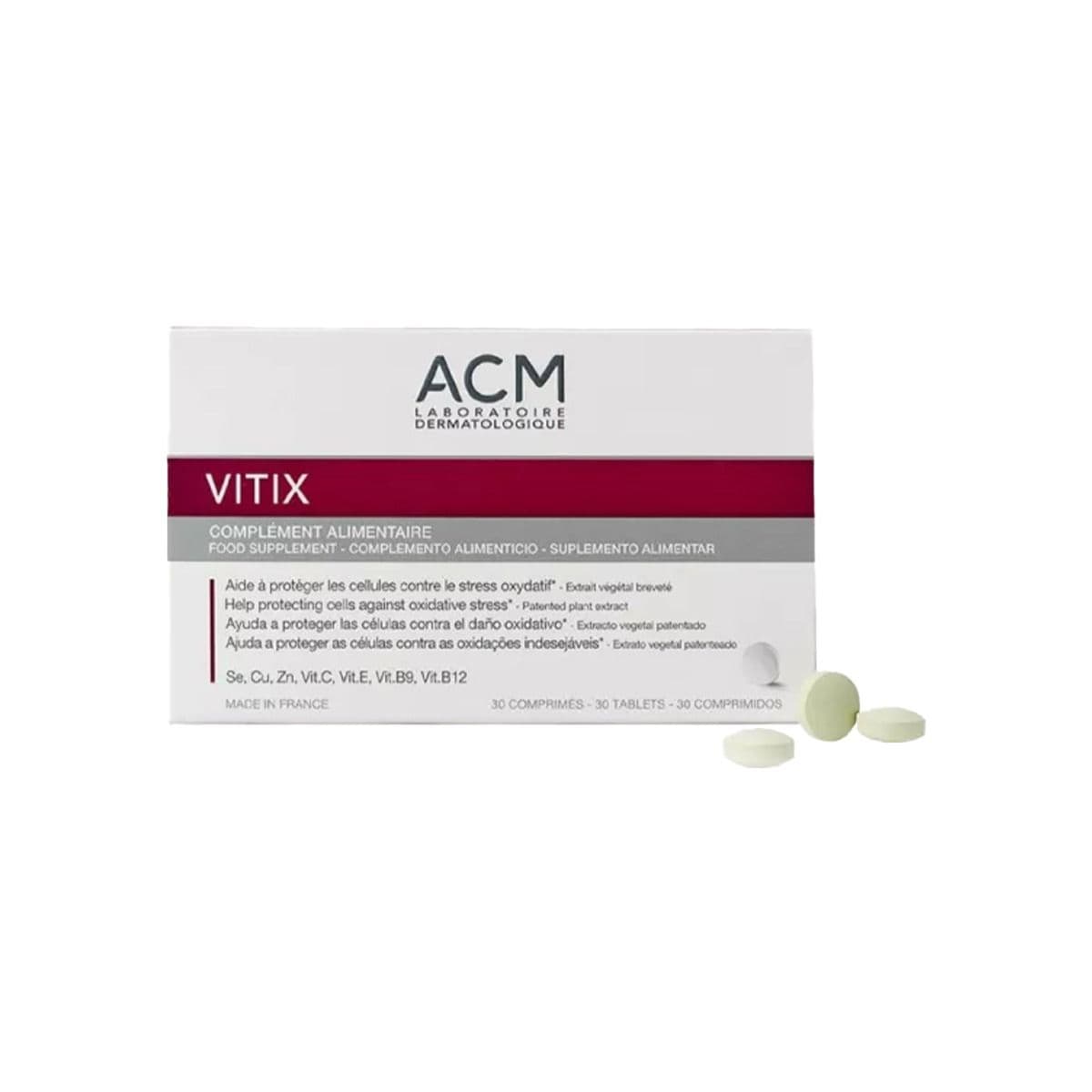 ვიტილიგოს საწინააღმდეგო ტაბლეტები ვიტიქსი 30 ცალი 0212 ეისიემ - ACM