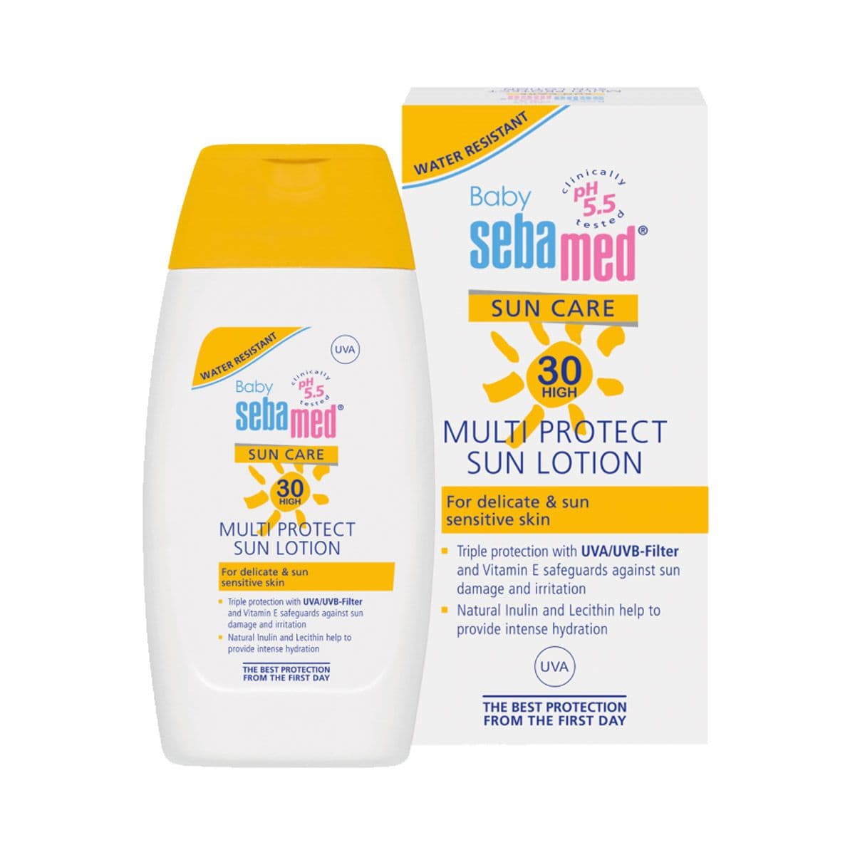 ბავშვის მზის დამცავი ლოსიონი SPF30 200 მლ 8388 სებამედი - Sebamed