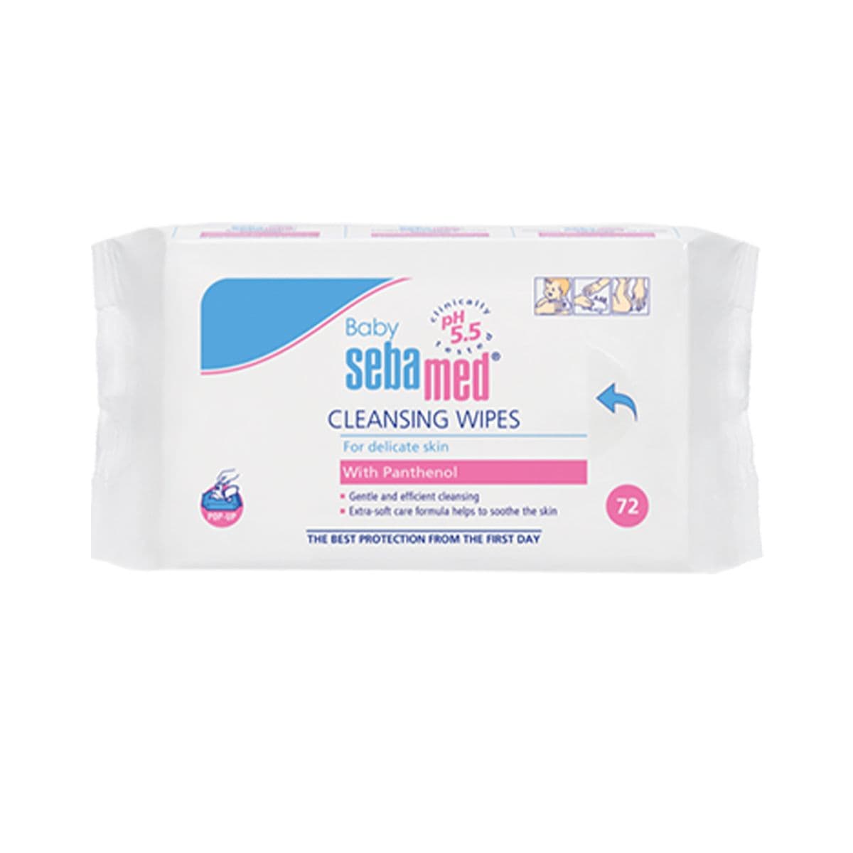 ბავშვის სველი ხელსახოცი სებამედი - Sebamed