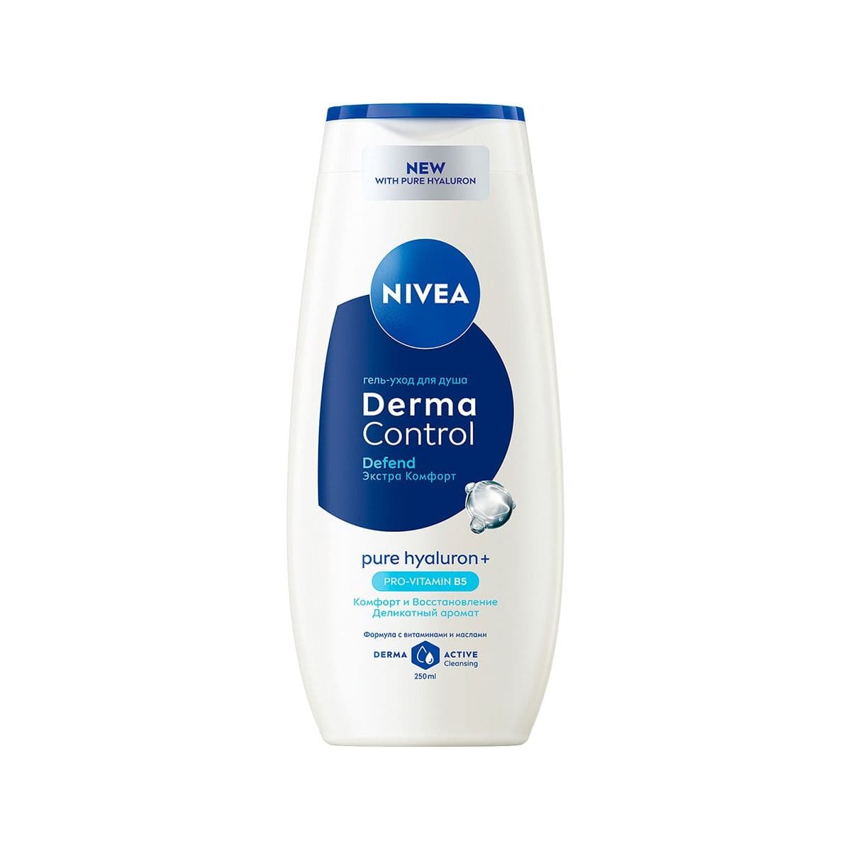 შხაპის გელ-კრემი ქალის Derma Control 250 მლ 7961 ნივეა - Nivea