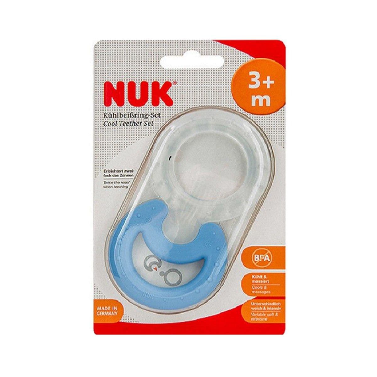 ღრძილების მასაჟორის ნაკრები (გამაგრილებელი + ჩვეულებრივი) 3-12 3764 ნუკი - Nuk