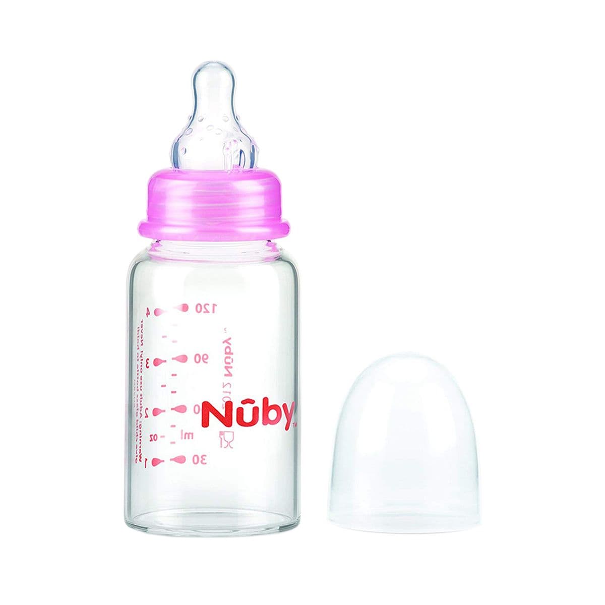 შუშის ბოთლი 120მლ ნუბი - Nuby