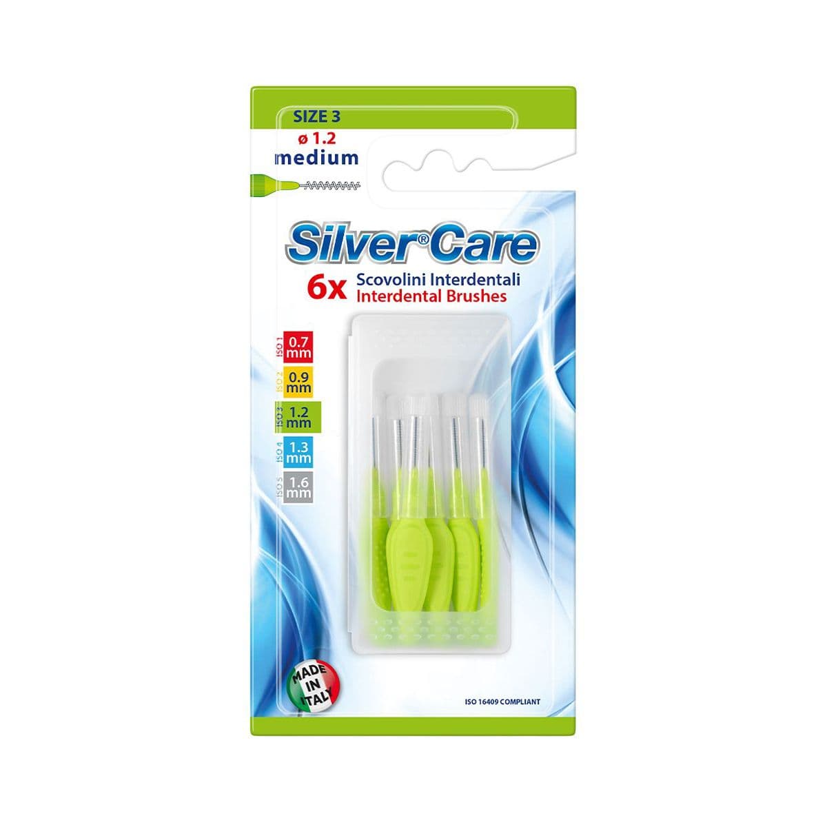 კბილის ჯაგრისი კბილთაშუა საშუალო 4124 სილვერქეა - Silver Care