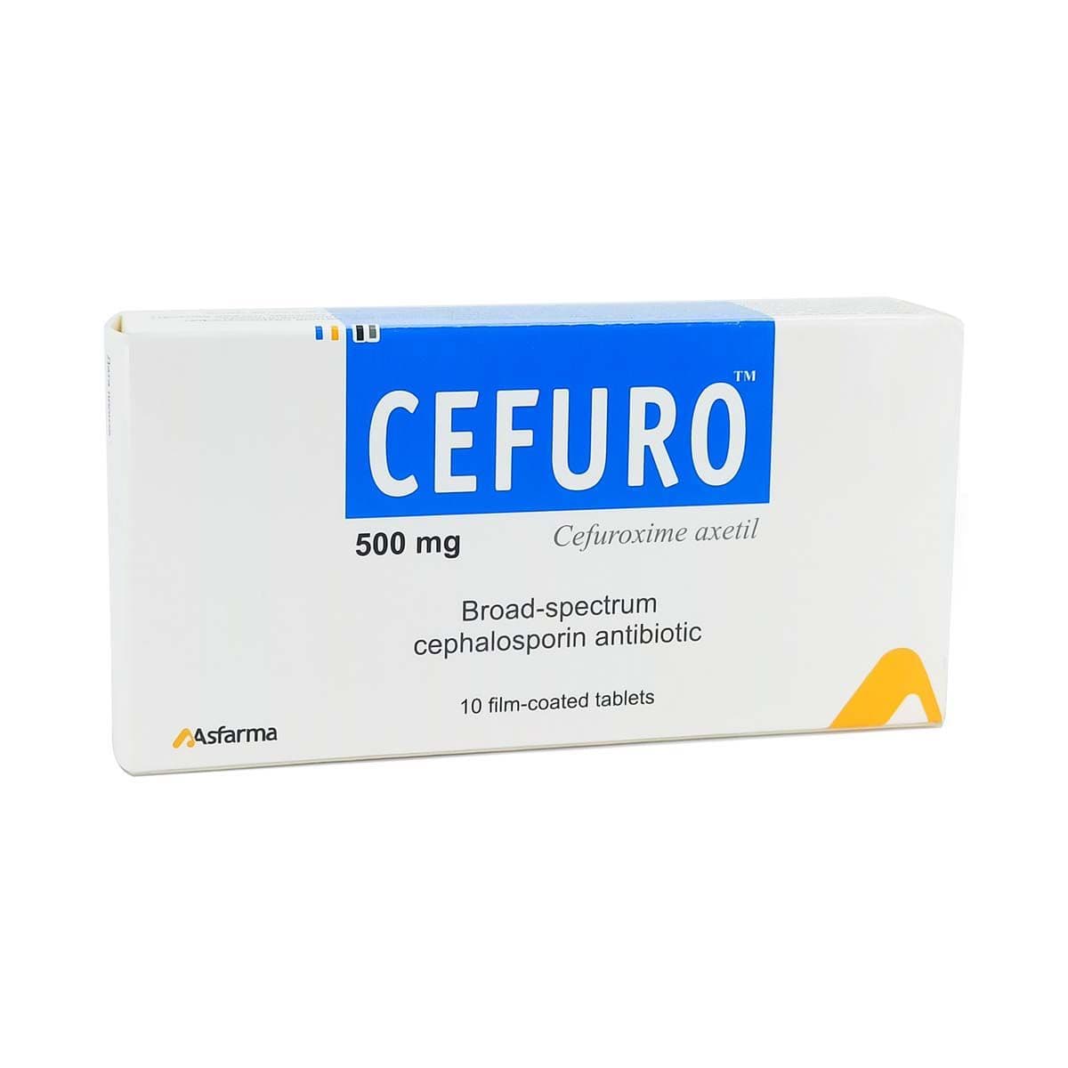 ცეფურო - Cefuro 500მგ 10 ტაბლეტი