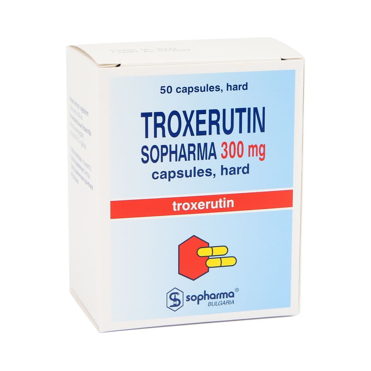 ტროქსერუტინი - Troxerutin 300მგ 50 კაფსულა