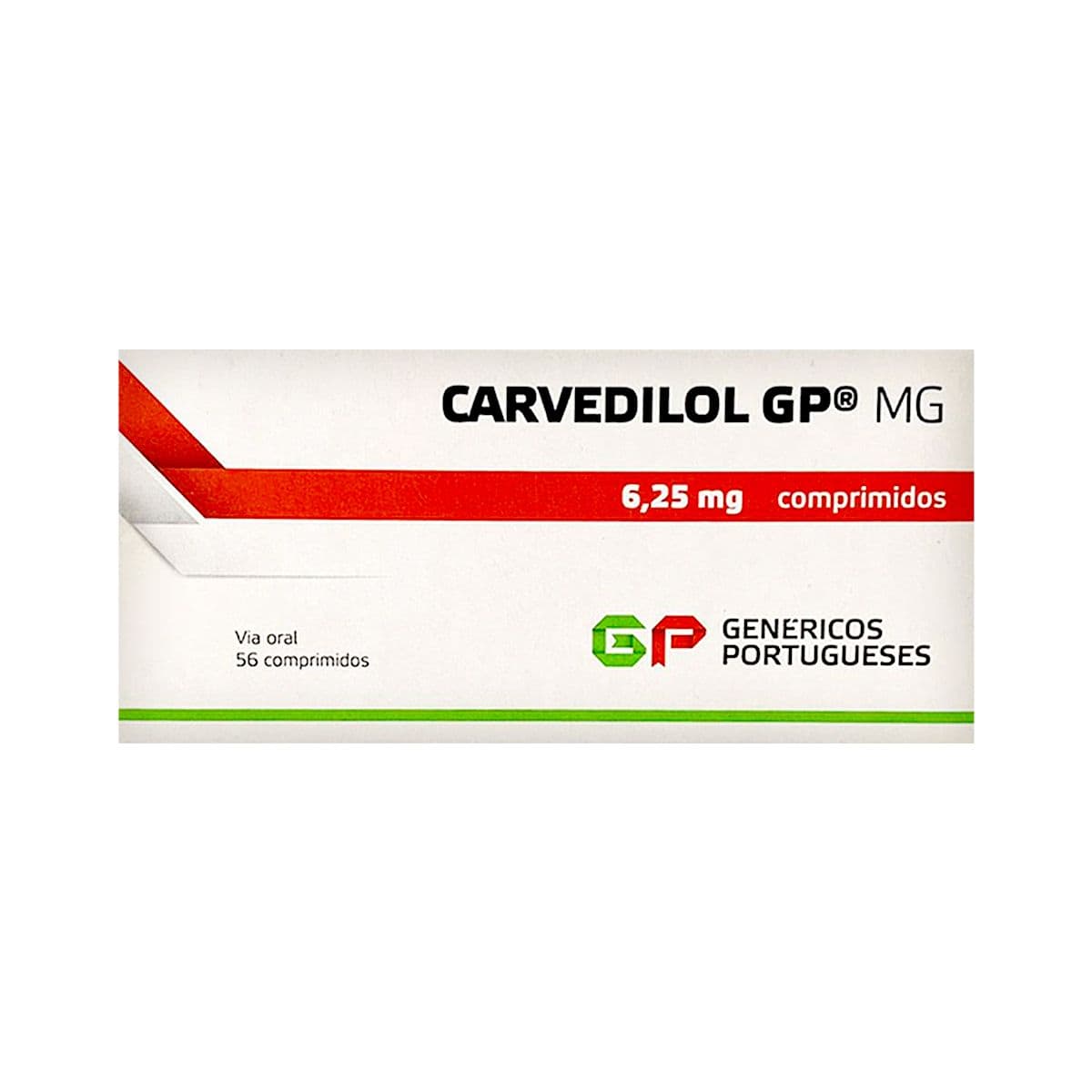 კარვედილოლი - Carvedilol GP 6.25მგ 56 ტაბლეტი