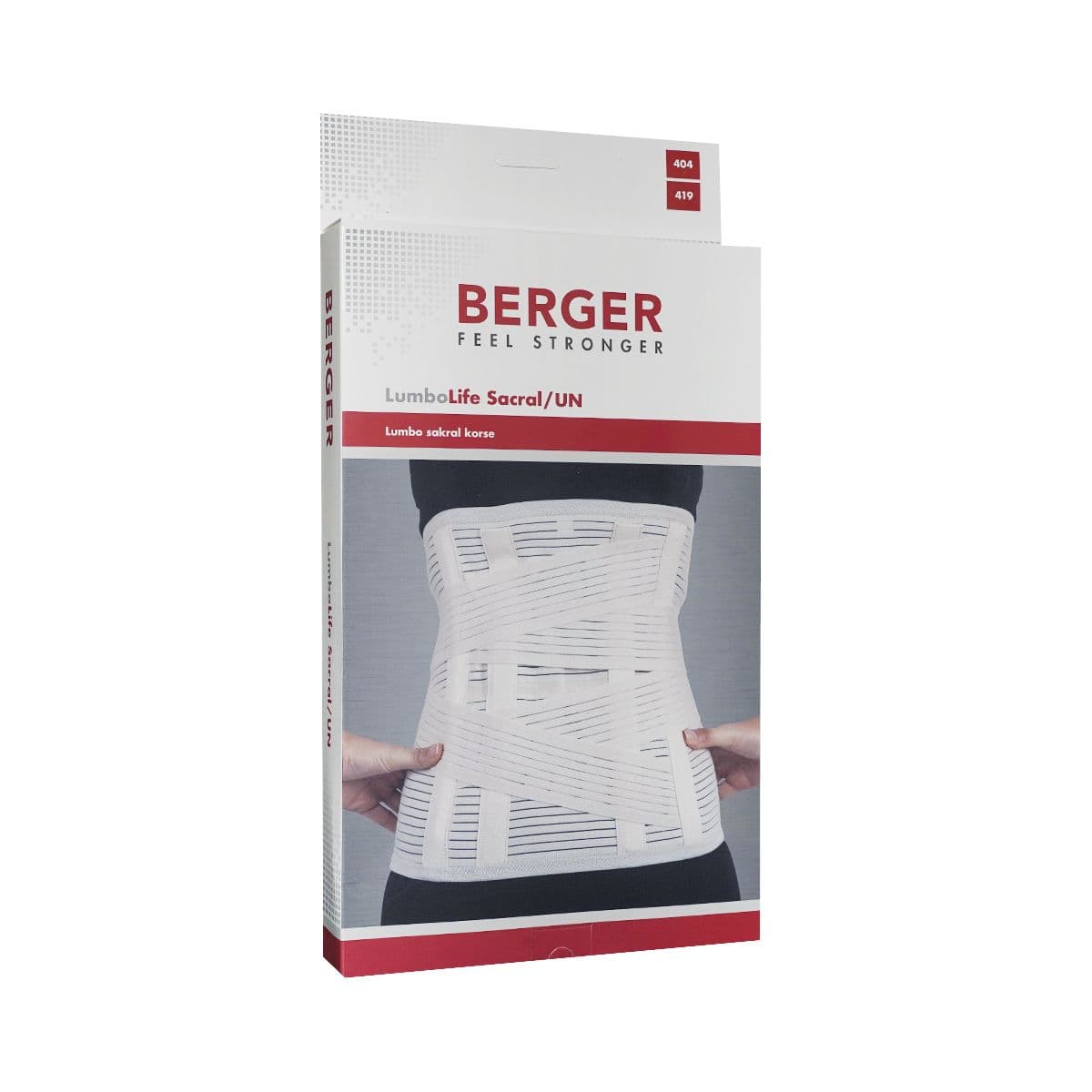 კორსეტი ლუმბოსაკრალური 32სმ 419 ბერჟერი - Berger
