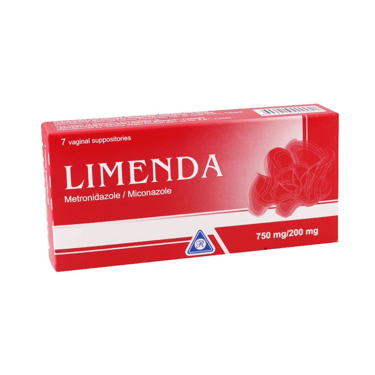 ლიმენდა - Limenda 750მგ/200მგ 7 ვაგინალური სუპოზიტორია
