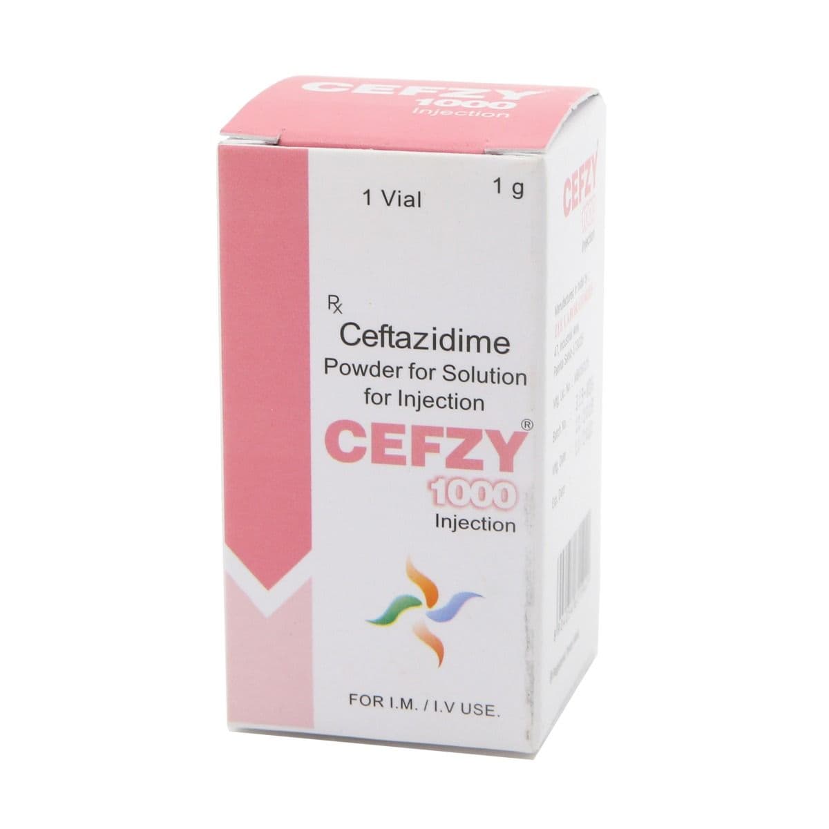 ცეფზი - Cefz ფლაკონი 1000მგ