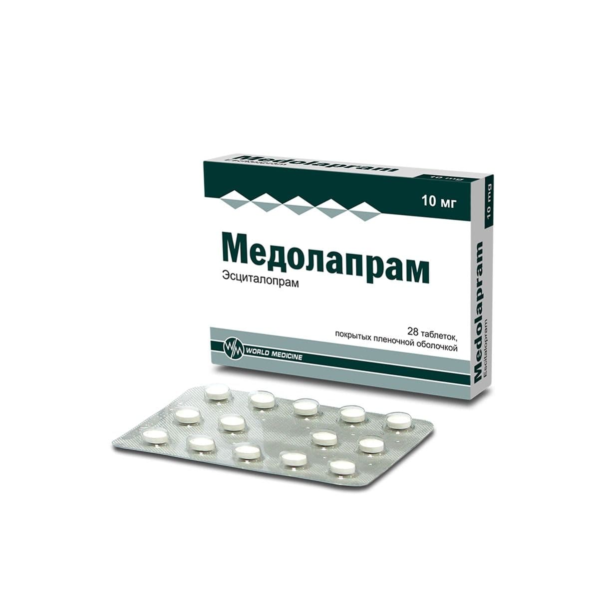 მედოლაპრამი - Medolapram 10მგ 28 ტაბლეტი