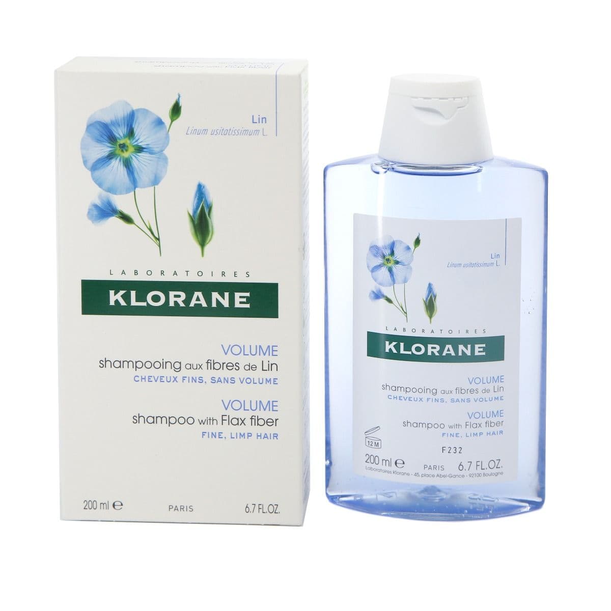 თხელი თმის შამპუნი 200მლ 0085 კლორანი - Klorane