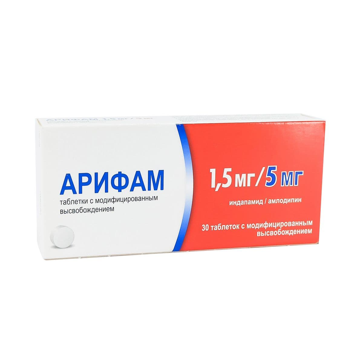 არიფამი - Arifam 1.5მგ/5მგ 30 ტაბლეტი