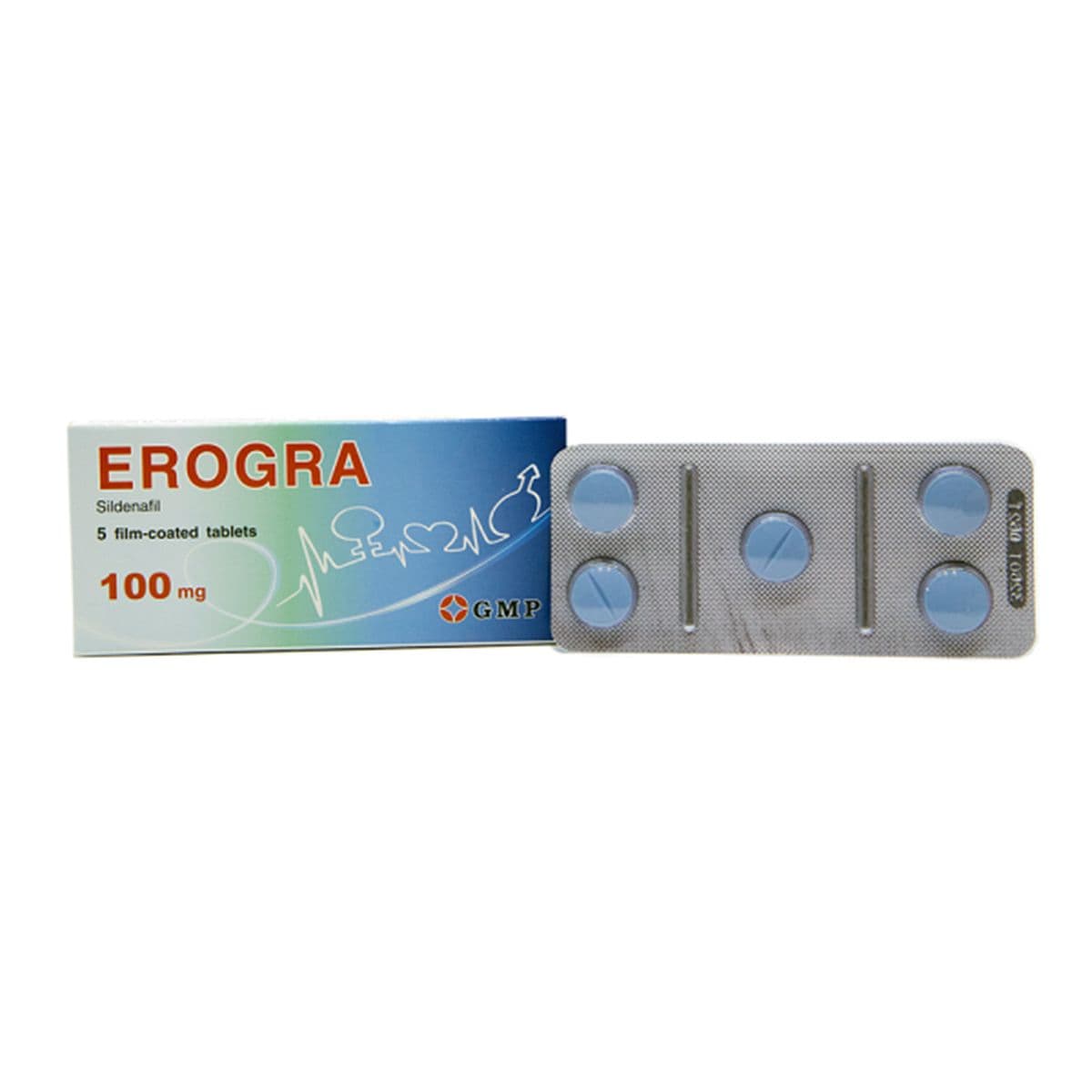 ეროგრა - Erogra 100მგ 5 ტაბლეტი