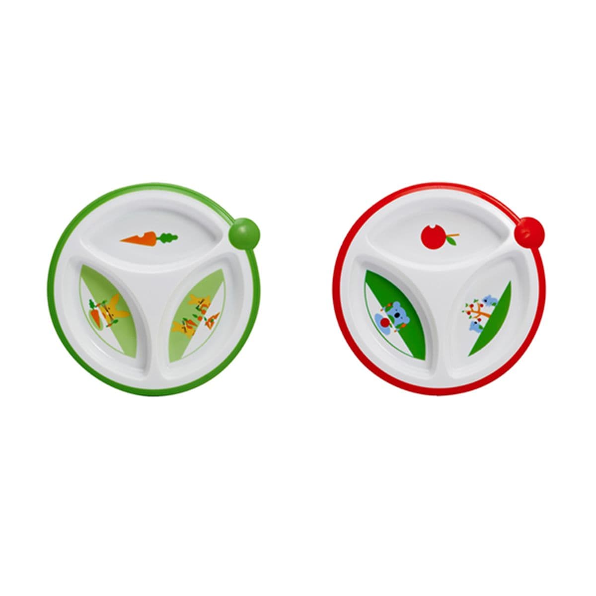 სამ-ნაწილიანი თეფში 2 ცალი 0725 დოქტორ ბრაუნი - DrBrowns