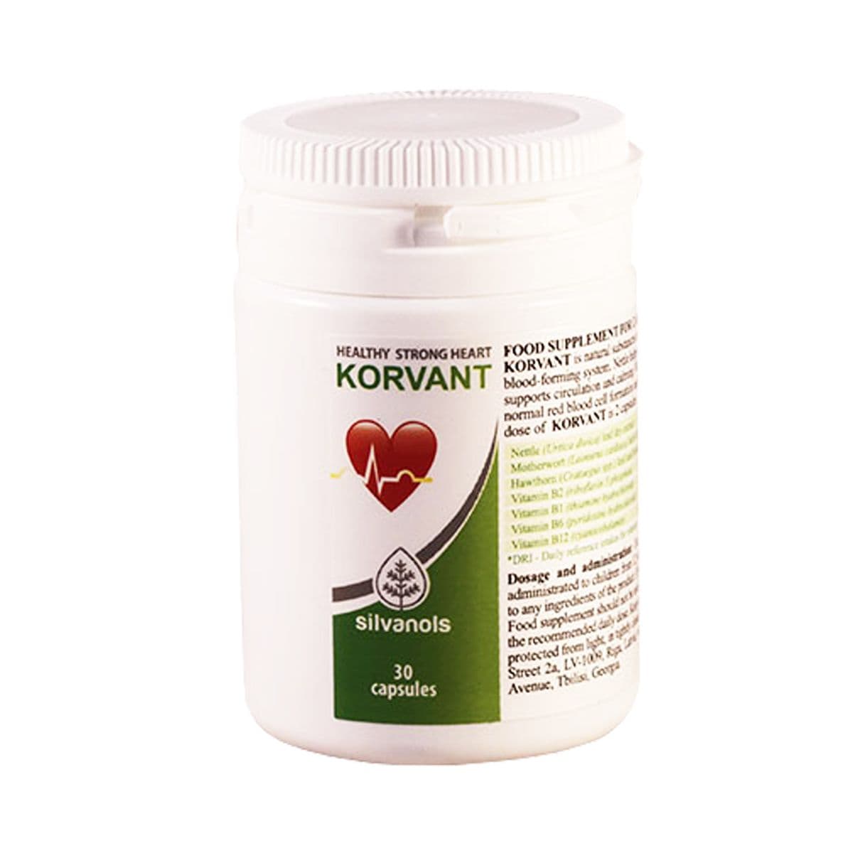 კორვანტი - Korvant 30 კაფსულა