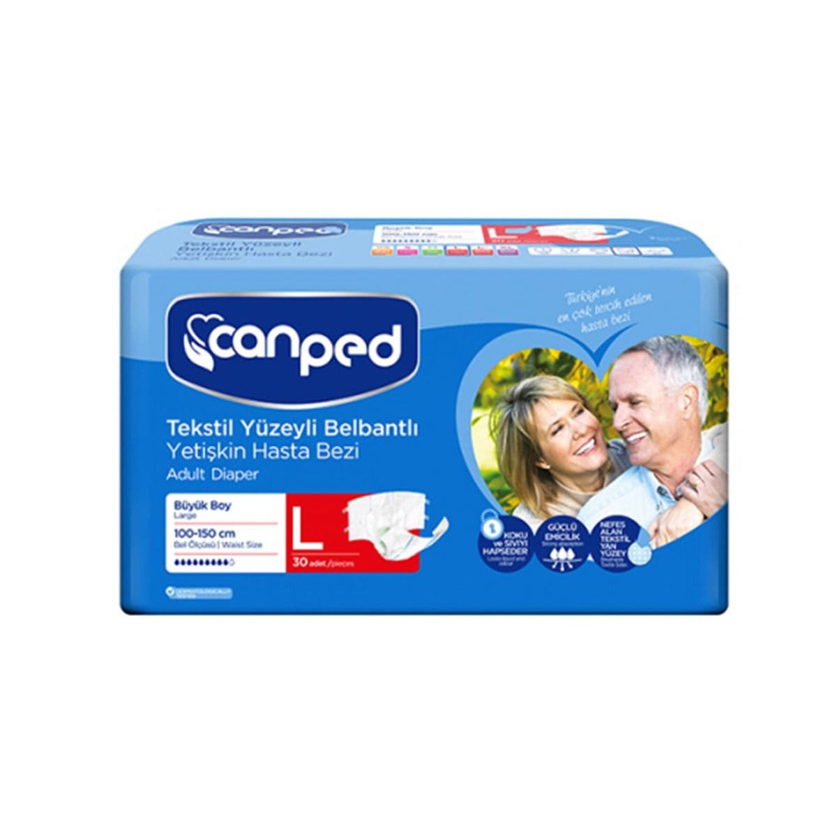 მოზრდილის საფენი ეკო ლარჯი N30 0639 ქანპედი - Canped