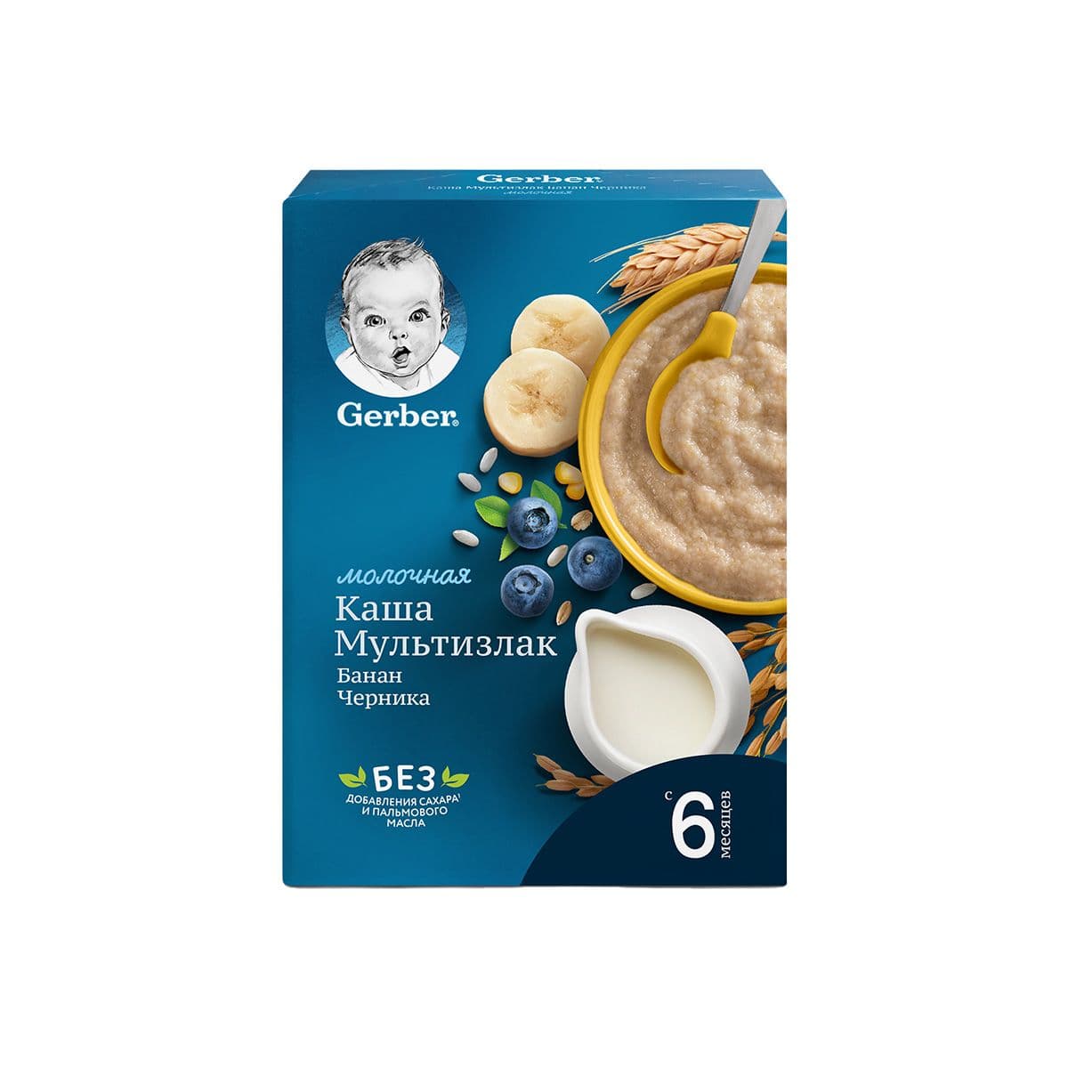 რძიანი ფაფა მოცვი და ბანანი 2711 გერბერი - Gerber