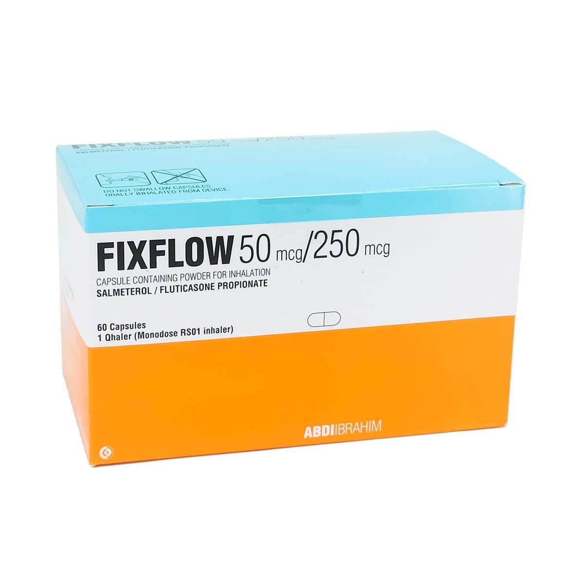 ფიქსფლოუ - Fixflow 50/250მკ 60 საინჰალაციო კაფსულა