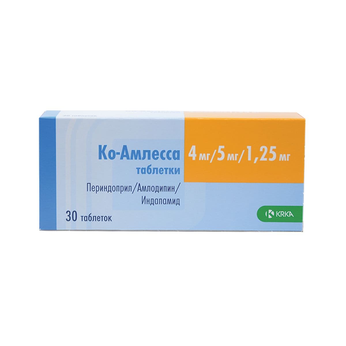 კოამლესა - CoAmlessa 4/ 5/1.25მგ 30 ტაბლეტი