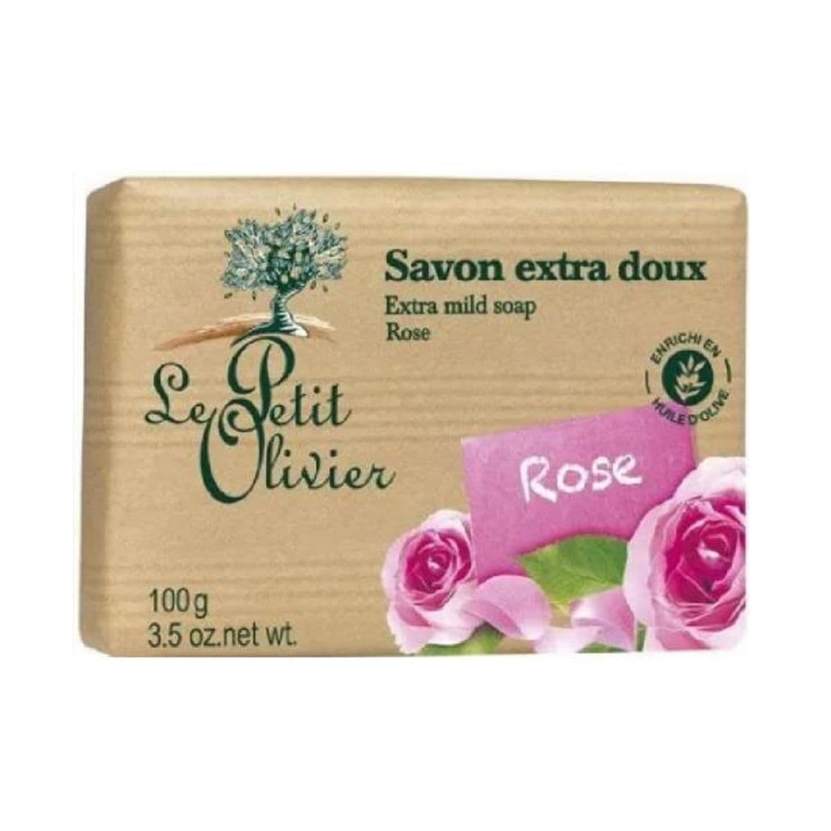 საპონი ვარდის100გ 5318 ლე პეტიტ ოლივიე - Le Petit Olivier