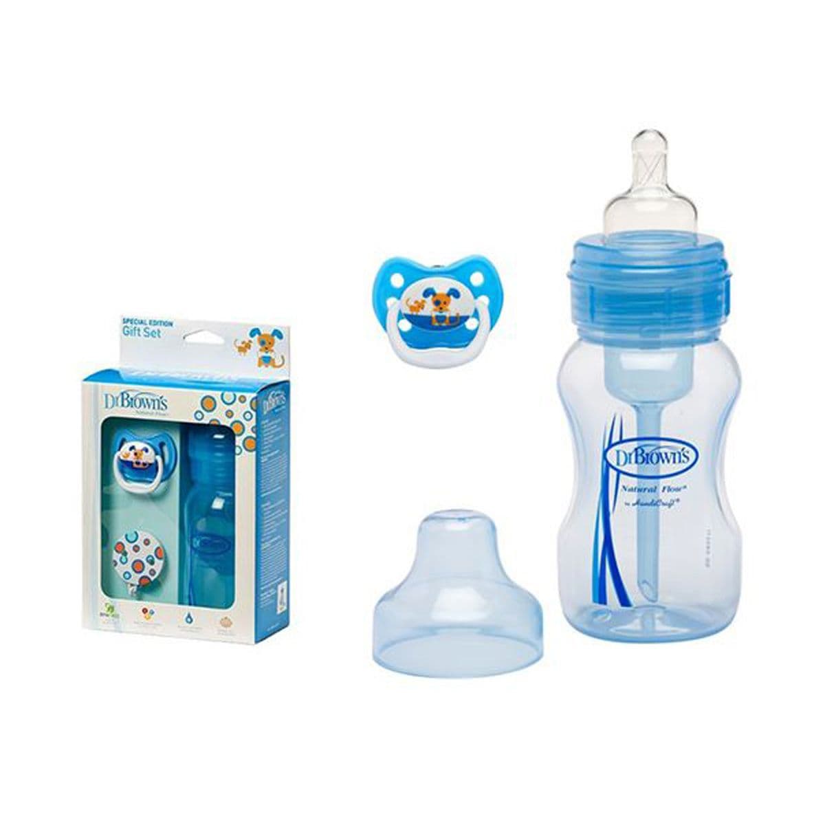 სასაჩუქრე ნაკრები ლურჯი 0053 დოქტორ ბრაუნი - DrBrowns