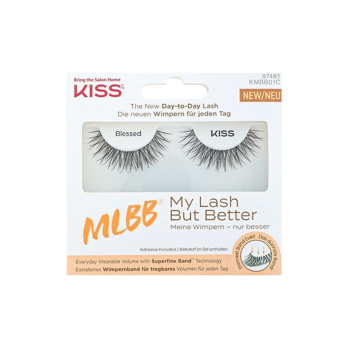 ხელოვნური წამწამები Blessed 01 4812 ქისი - Kiss