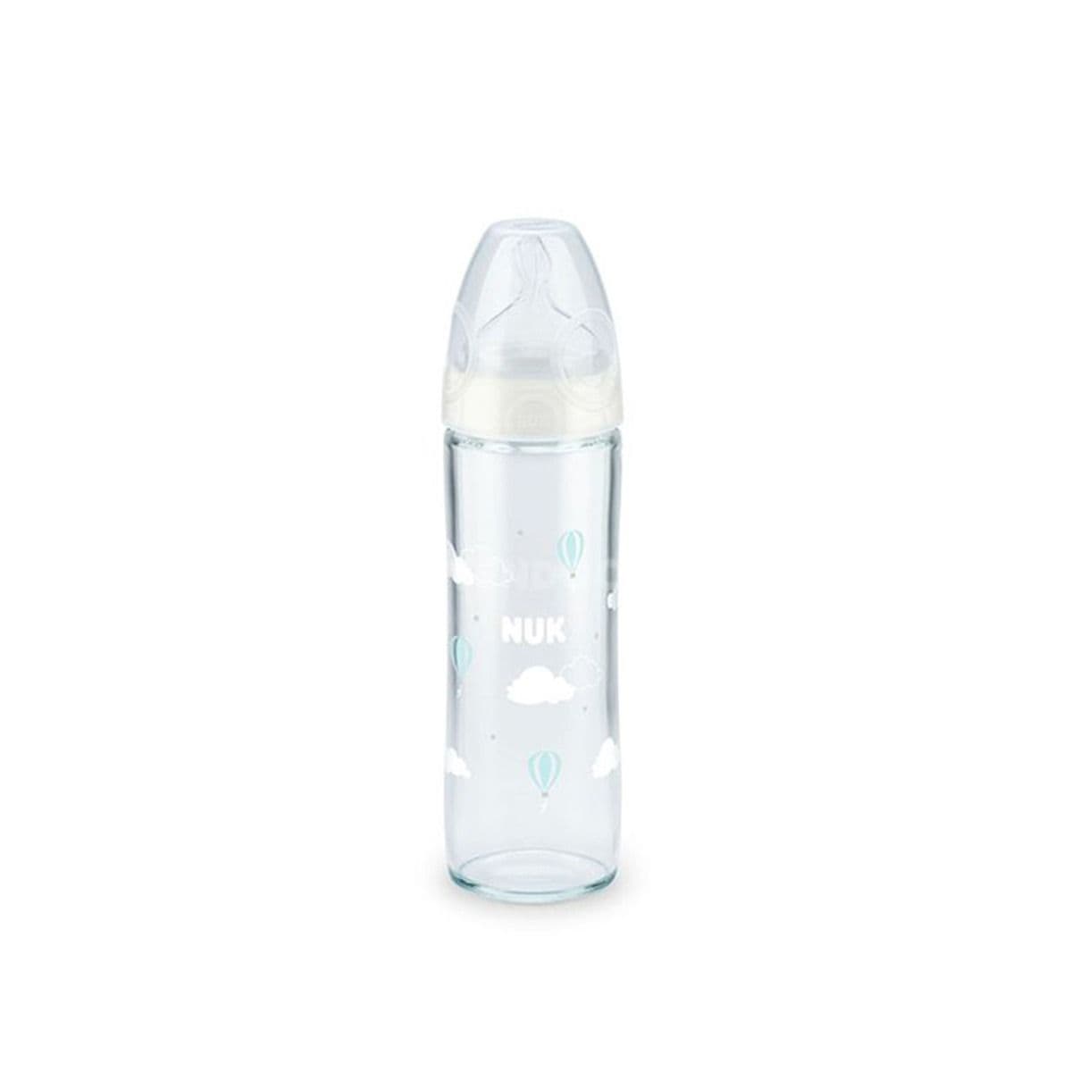 ბოთლი 240მლ სილიკონის მატყუარით 3849/0144 ნუკი - Nuk