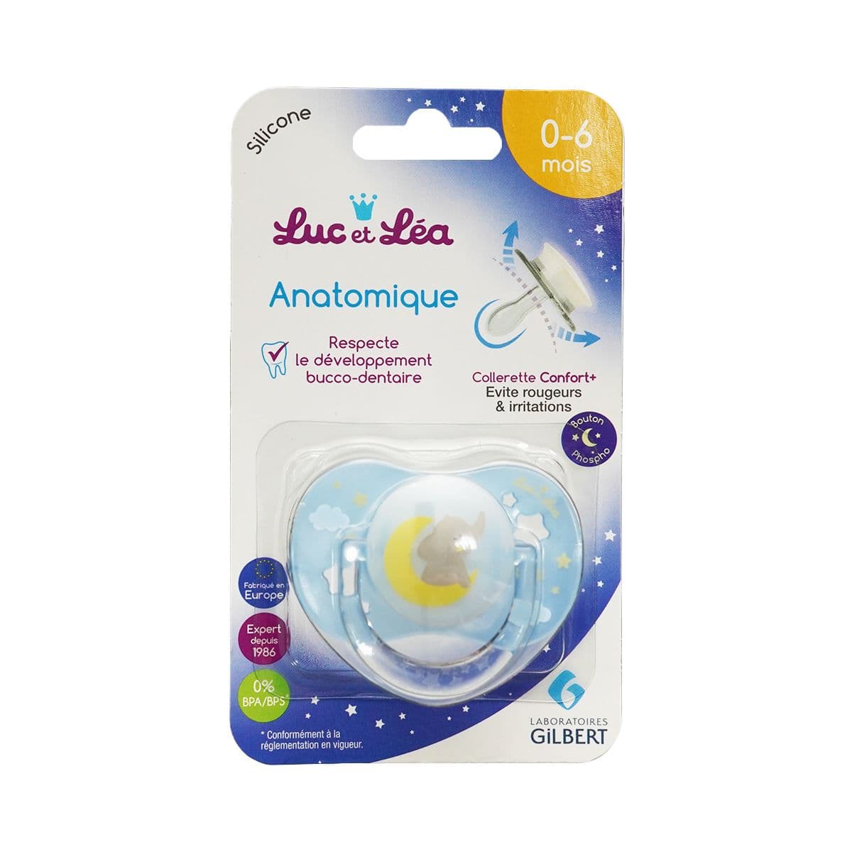 ანატომიური მატყუარა 0-6 ცისფერი 5217 ლუქ ეთ ლეა - Luc et Léa
