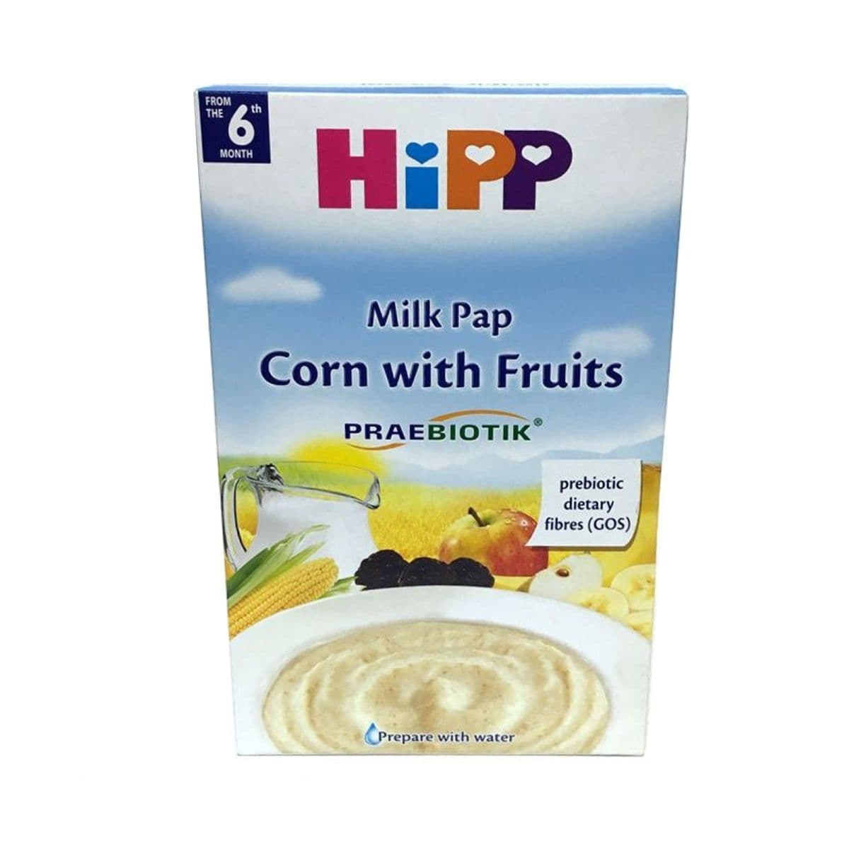 ფაფა სიმინდის ხილით 6 თვიდან ჰიპი - HIPP