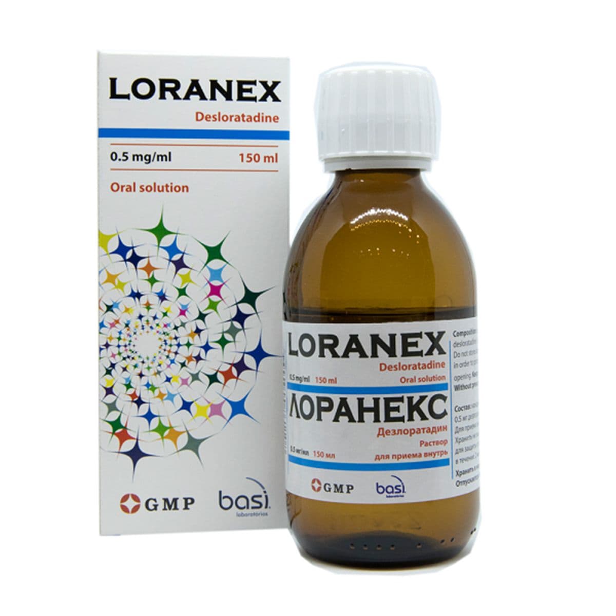 ლორანექსი - Loranex ხსნარი 0.5მგ/მლ 150მლ Gmp